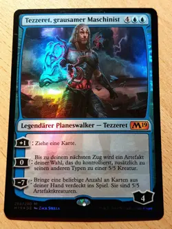 Mtg Magic # FOIL # Tezzeret, grausamer Maschinist, Cruel Machinist, Planeswalker - Image 2