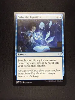 Solve the Equation - NM - Strixhaven School of Mages MtG - Image 1