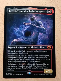 MTG Magic Kroxa, Titan des Todeshungers, Titan of Death's Hunger, DEUTSCH Mythic - Image 1