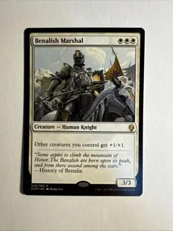 1x Dominaria Benalish Marshal NM Magic The Gathering Mtg - Image 1