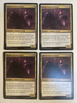 4x Mtg Magic Origins Blood-Cursed Knight NM Magic The Gathering - Image 1