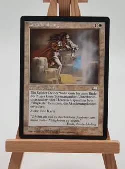 Zuruckhaltung Wetterlicht Magic Karte MTG Deutsch (Abeyance ) - Image 1