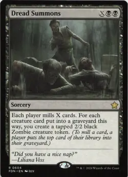 Dread Summons R Foundations 604 NM MTG - Image 1