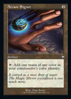 MTG Brothers' War Commander - Arcane Signet (Retro) - Image 1