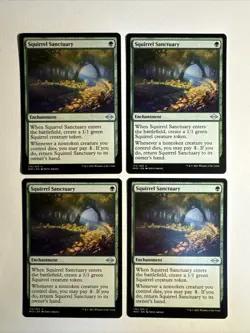 4x Mtg Modern Horizons 2 Squirrel Sanctuary NM/M Magic The Gathering - Image 1