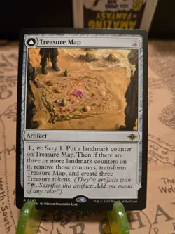 MTG Treasure Map The Lost Caverns of Ixalan Regular Rare NM - Image 1