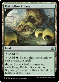 Oakhollow Village [Bloomburrow] Near Mint - Image 1