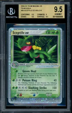 Pokemon EX TEAM MAGMA VS TEAM AQUA - #93/95 Sceptile ex - Holo - ENG - BGS 9.5 - Image 1