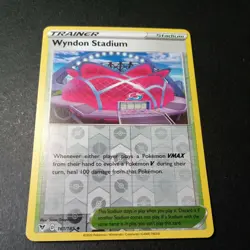 Pokemon Vivid Voltage Wyndon Stadium Reverse Holo Uncommon Trainer Card 161/185 - Image 1