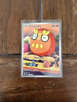 Pokemon TCG Darumaka Black Bolt Holo Card 097/086 Sv: Black Bolt Holo IR - Image 1