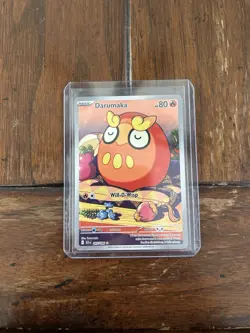 Pokemon TCG Darumaka Black Bolt Holo Card 097/086 Sv: Black Bolt Holo IR - Image 2