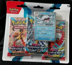 Pokemon TCG Paradox Rift Triple Pack Blister Cetitan - 3 Booster Packs & Promo - Image 3