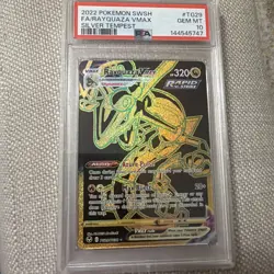 PSA 10 Rayquaza VMAX TG29 - Pokemon Silver Tempest Trainer Gallery - Pokemon TCG - Image 1