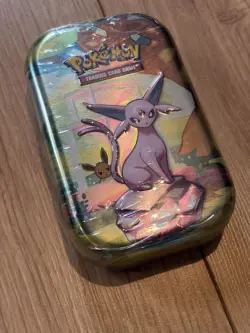 ✅Pokemon TCG: Scarlet & Violet | Prismatic Evolutions Mini Tin | Espeon Art - Image 2