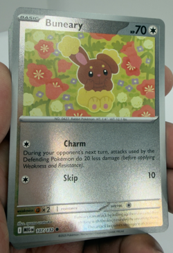 Pokemon TCG - Buneary 107/132 (RH Reverse Holo) - Mega Evolution Base NM - Image 2