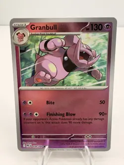 Pokemon TCG Granbull 038/094 Reverse Holo ME02 : Phantasmal Flames NM/M - Image 1