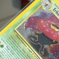 Erika's Vileplume 5/132 Pokemon TCG Gym Heroes Unlimited Holo Rare NM w/ SWIRL - Image 5