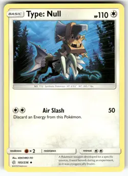 Type: Null SM - Cosmic Eclipse Uncommon Pokemon Lightly played - Image 1