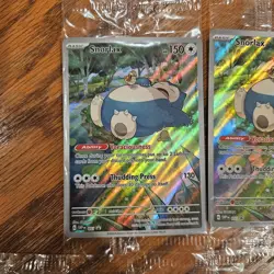 BULK SEALED Pokemon Snorlax SVP 51 Scarlet & Violet 151 Holo Black Star Promo NM - Image 5