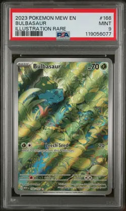Bulbasaur #166 2023 Pokemon Mew En-151 PSA 9 250001 - Image 1