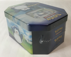 Pokemon GO 2022 Collectible Sealed Tin - SNORLAX (4 Packs, 2 Foils & Stickers) - Image 4