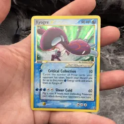 Kyogre Gold Star 112/113 — Pokemon EX Delta Species - Image 1