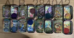 *EMPTY* Pokemon Prismatic Envolution Mini Tin Set(8) - Including ART and COINS. - Image 2