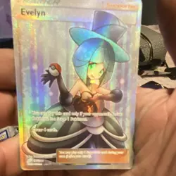 The Pokemon Company Evelyn Trainer Ultra Rare Full Art SM-Team Up 175/181 Holo - Image 1