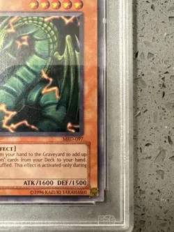 YUGIOH PSA 10 Thunder Dragon MRD 1st - Image 4