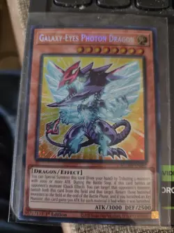 Galaxy-Eyes Photon Dragon,Secret Rare, Battles Of Legend: Monster Mayhem, Yugioh - Image 1