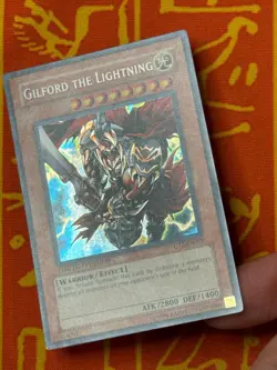 YUGIOH GILFORD THE LIGHTNING SECRET RARE EXCELLENT CT2-EN001 - Image 4
