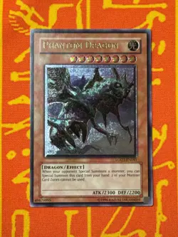 YUGIOH PHANTOM DRAGON ULTIMATE RARE NEAR MINT LODT-EN041 - Image 1