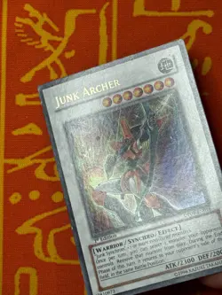 YUGIOH JUNK ARCHER ULTRA RARE 1ST EDITION LIGHT PLAY DP09-EN016 - Image 4