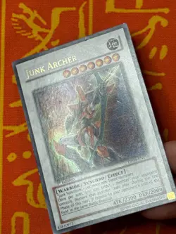YUGIOH JUNK ARCHER ULTRA RARE 1ST EDITION LIGHT PLAY DP09-EN016 - Image 5