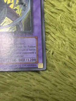 Yu-Gi-Oh Elemental Hero Flame Wingman 1st Edition Rare Gold Stamp DP1-EN010 - Image 5