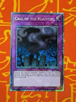 YUGIOH CALL OF THE HAUNTED PLATINUM SECRET RARE 1ST NM RA03-EN108 - Image 1