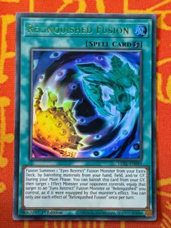 YUGIOH RELINQUISHED FUSION ULTRA RARE 1ST NM LDS1-EN049 MIXED COLOURS - Image 3