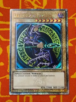 YUGIOH DARK MAGICIAN QUARTER CENTURY SECRET RARE NM TN23-EN001 - Image 1