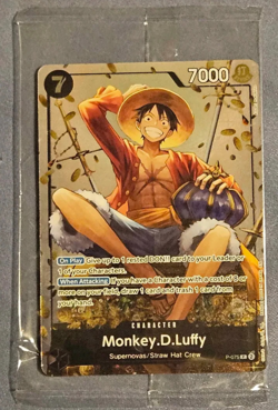 Monkey.D.Luffy (Tin Pack Set Vol. 2) P-075 One Piece TCGPromotion Card Foil NM/M - Image 1