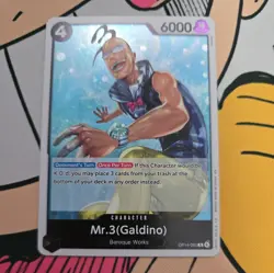 Mr.3 (Galdino) OP14-092 R The Azure Sea's Seven - ONE PIECE Card Game - Image 1