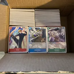 OP05 And OP14 One Piece TCG Bulk Commons Lot 1000+ ENGLISH - Image 1