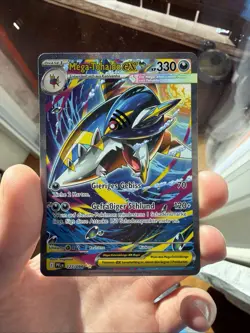 Mega-Tohaido Ex PFL 127 GERMAN Fatal Flames Pokemon Card Mint - Image 1