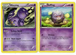 Weezing 28/124 Fates Collide - Pokemon Evolution Card Lot - Stage 1 Psychic - Image 1