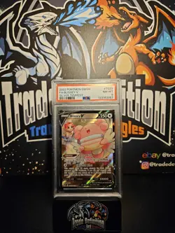 Blissey v Silver Tempest English Pokemon Card TG22/TG30 PSA 8 - Image 1