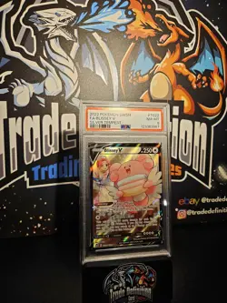 Blissey v Silver Tempest English Pokemon Card TG22/TG30 PSA 8 - Image 2