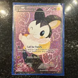 Pokemon TCG Emolga RC23/25 Full Art Rare Holo Card 2013 - Image 1