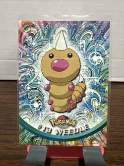 Weedle #13 Topps Blue Logo Non Holo Pokemon Card - Image 1