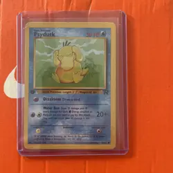 Pokemon TCG Card - Psyduck 65/82 1st Edition Team Rocket Common WOTC vintage - Image 1