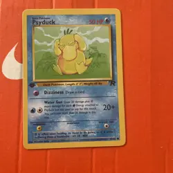 Pokemon TCG Card - Psyduck 65/82 1st Edition Team Rocket Common WOTC vintage - Image 3