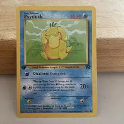 Pokemon TCG Card - Psyduck 65/82 1st Edition Team Rocket Common WOTC vintage - Image 5